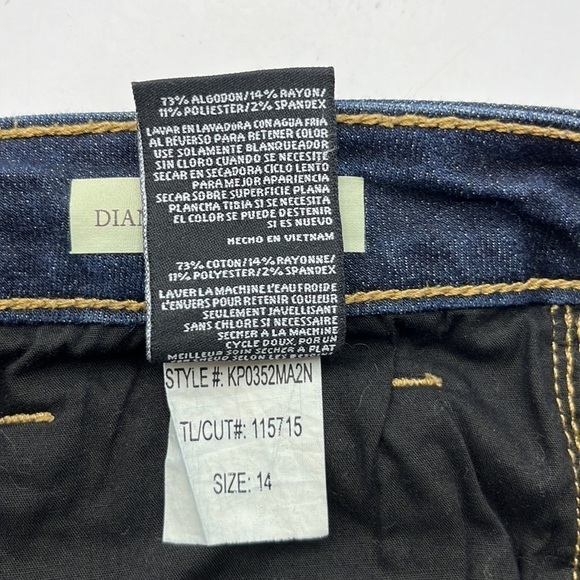 Kut From The Kloth Diana Kurvy Ankle Skinny Size 14 - Picture 10 of 16